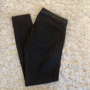 Express black faded pants